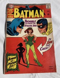 KEY ISSUE Original BATMAN #181 Comic Book- 1st Appearance Of Poison Ivy
