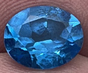 Large SWISS BLUE TOPAZ GEMSTONE