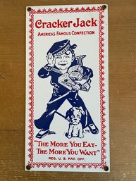 Cracker Jack Advertising Porcelain Sign