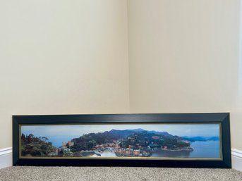A Beautiful Italian Portofino Harbor Scene Framed Print