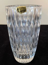 Large Crystal Glass Vase