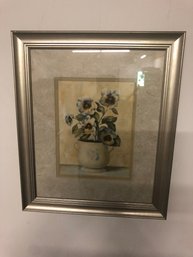 Framed F. Villenevue Vintage Artwork