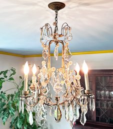 A Gorgeous Vintage Crystal Chandelier