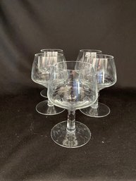 Set Of 5 Simple Sleek Snifter Style Stems