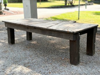 A Bespoke, Reclaimed Wood Coffee Table