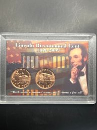 2 2009 Lincoln Bicentennial Cents