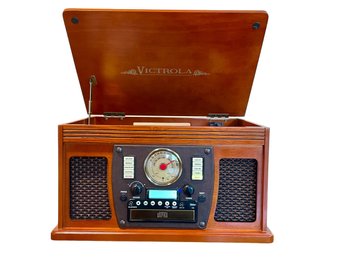Victrola 8 In 1 Nostalgic Entertainment Center By Innovative Technology