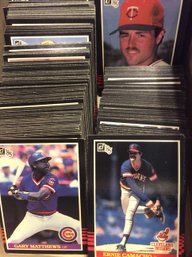 Box With Hundreds Of 1985 Donruss Baseball Cards - L