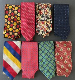 Lot Of 8 Vintage Brooks Brothers Silk Ties No Issues