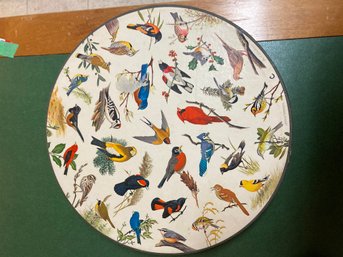 Vintage Springbok Puzzle Circular, Birds