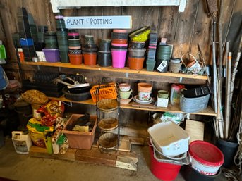 LARGE GARDENING PLANTER LOT