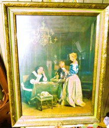 Vermeer Framed Vintage Print