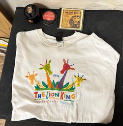 Disney Presents - The Lion King Wrist Watch, An  XX Large T- Shirt & The Lion King CD