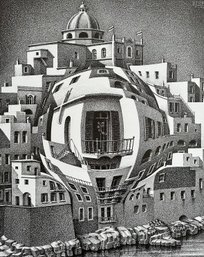 M.C. Escher - Balcony - Offset Lithograph