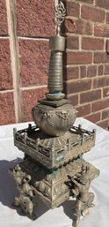 Vintage TIBETAN BUDDHIST Personal STUPA Offering Temple/ Reliquary- For Religious Dedications