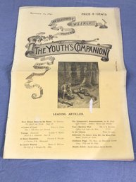 Nov 10 1892 Weekly Copy Of The Youth's Companion
