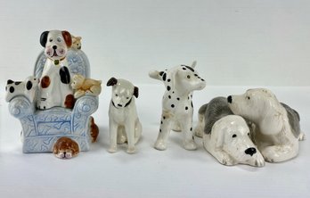 Dog Themed Salt & Pepper Shaker Sets Lot (3)