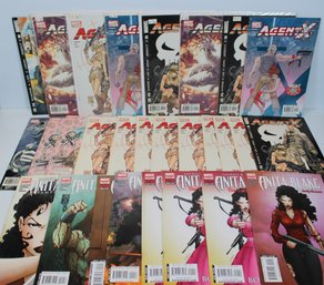 Marvel- Collection Of Anita Blake (Mature Content) Limited Series No.1  And AgentX (PG) Duplicates. Lot-TCM