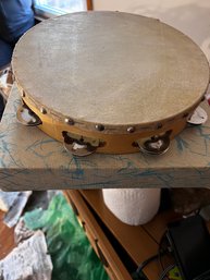 Handmade Tambourine - New In Original Box