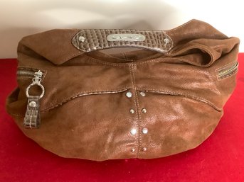 KATHY VAN ZEELAND BROWN PURSE