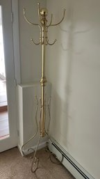 Brass Coat Hanging Rack