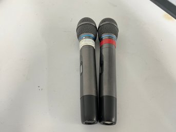 Pair Of Audio Technica Artist Elite Microphones AEW-T5400A And AEW-T3300