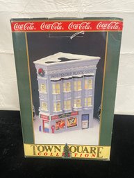 Coca Cola Town Square Collection, Candler's Drugs Christmas Decor Lot 2