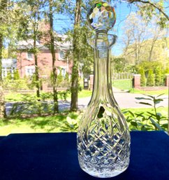 Vintage Waterford Crystal 'Araglin' Decanter And Stopper (D)