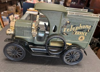 RARE-1980 Telephone Service Truck - ASI Coffee Liquor - Ford Panel Van - Wittwer Decanter. GS/ D4