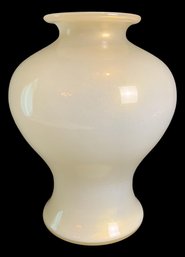 1 Of 3 Barovier & Toso Murano Glass Pearl Vase With Gold Dust 12'H