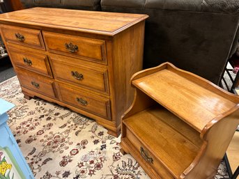 2 Pc.  Cushman Colonial Creation Dresser And Nightstand