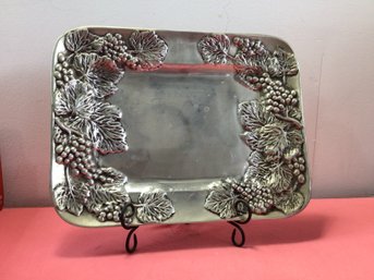 Old Town Imports Serving Tray Made In Mexico With Stand