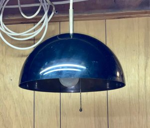 Vintage 1970s Acrylic Pendant Lamp