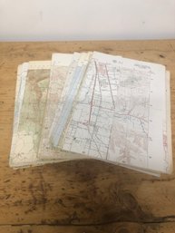 24 AMS Maps - Prepared For The Army Map Service 1950s