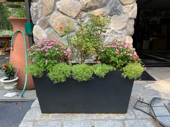 Veradek Outdoor Black All Weather Planter