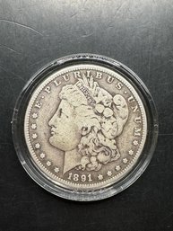 1891-S Morgan Silver Dollar