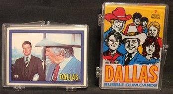 1981 Dallas Trading Card Collection With Wax Wrapper - L