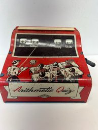 1950s Working Tin Educational Math Toy