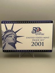 Beautiful 2001 United States Mint Proof Set