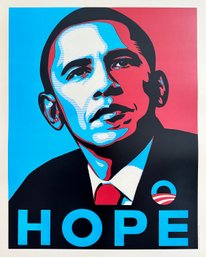 Shepard Fairey - Barack Obama, Hope - Offset Lithograph