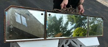 Antique Horizontal Mirror, Large.    LR