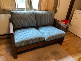 Heavy Wood Love Seat