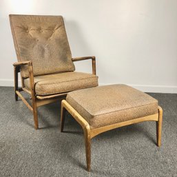 Mid Century Modern Recliner And Ottoman