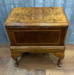 Gorgeous Inlay Hideaway Table