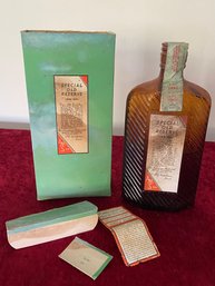 L3 - Sealed Prohibition Bottle 1932 Special Old Reserve Collectible Rare By American Medical Spirits Co Wilken