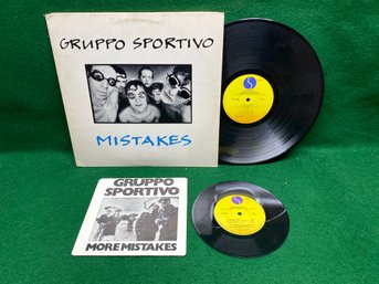 Gruppo Sportivo. Mistakes On 1978 Sire Records With EP And Picture Sleeve.