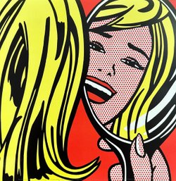 Roy Lichtenstein - Girl In Mirror, 1963 - Offset Lithograph