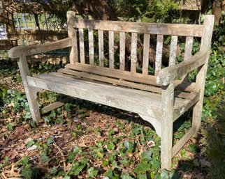 Smith And Hawkins Teak Wooden Garden Bench