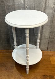 Round 2 Tier Lilac Side Table