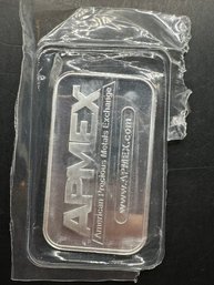 1 Troy Ounce .999 Fine Silver Bar